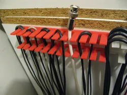 Test lead hanger/organiser