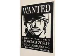 Wanted poster Roronoa Zoro