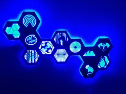 100 Hex Hexagon Wall Light