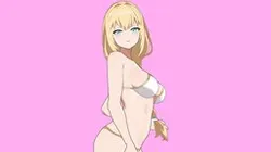 Anime Female Character in Bikini - 3D Model