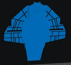 Galor class airbrush stencil