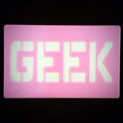 Geek Card - @mathgrrl Edition