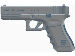 Glock 17 with weights