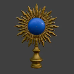 ☀️ God of Sun Staff Top Finial