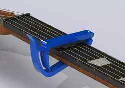 Guitar plastic capo 3D print model