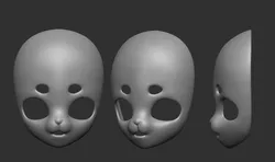 Kigurumi Mask 3D Model  3D print model