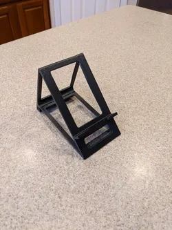 Lightweight angled phone stand