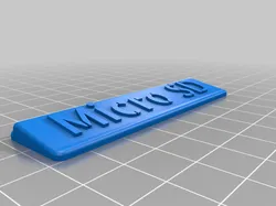 Micro SD holder