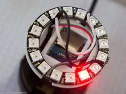 Neopixel ring shield for WeMos D1 mini
