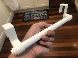 Over the door towel rack
