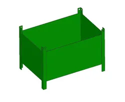 Scrap Bin for Industrial Material Handling