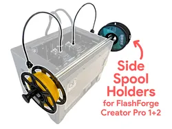 Side Spool Mount for FlashForge Creator Pro 2