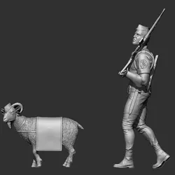 SPANISH LEGIONARY WITH RAM