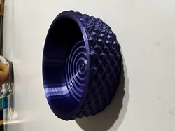 Spiral Knurled Bowl