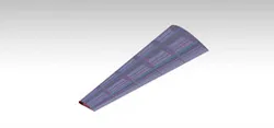 Swept-Back Jet Wing | CATIA V5 Model