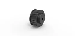 Timing pulley 38 9525mm pitch parametric 3D print model
