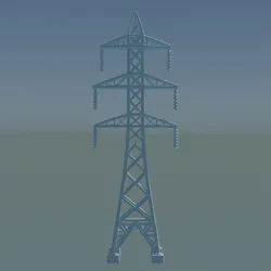 3D Electric Power Tower
