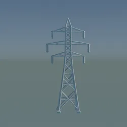 3D Electric Power Tower