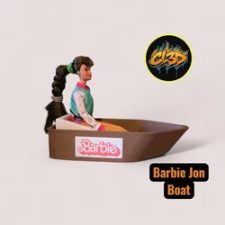 Barbie Jon Boat