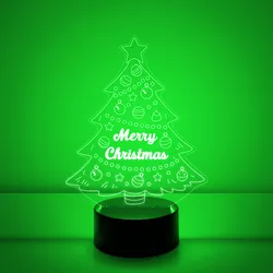Christmas Tree 3D Illusion Lamp