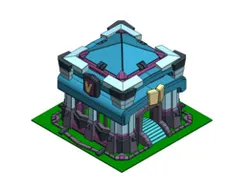 Clash of Clans Town Hall 13 – Level 5 | SolidWorks 3D Model