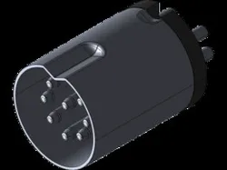 DIN 8 270° (Full Size 13.2MM) Male Plug Connector 180° Vertical PCB