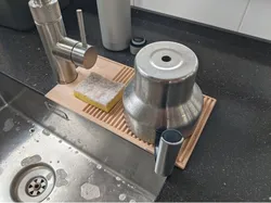 Drip tray for tap and milk frother/foamer