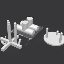 Fișiere pentru imprimante 3D | Fișier 3MF | Neck pillow and backpack stand