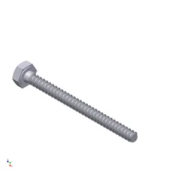 Hex Head Metric 3x35mm 3D print model