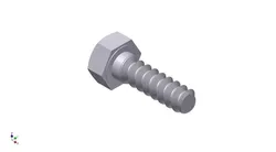 Hex Head Metric 8 x25mm 3D print model
