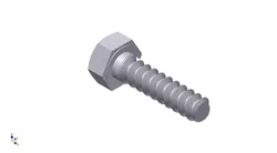 Hex Head Metric 8 x30mm 3D print model