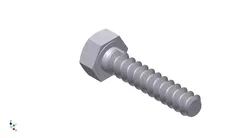 Hex Head Metric 8 x35mm 3D print model