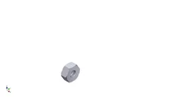 Hex Nut Metric 4mm 3D print model