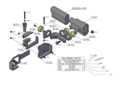 Holder action CAM 3D print model