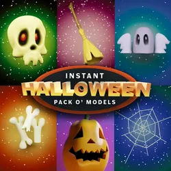 Instant Halloween Pack O' Models