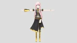 Megurine Luka PSP (With Bones)