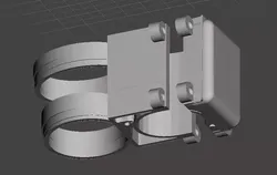 metal detector pinpointer holder 3D print model