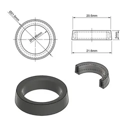 MS-0907124 TANK RECEIVER SEAL KRUPS WASHER