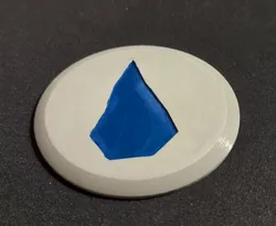 Runescape Coaster - Water / Blood Rune
