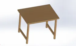 Simple Wooden Desk