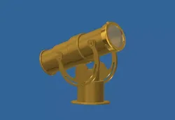 TELESCOPE gold 3D print model