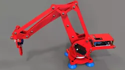 U-arm robotic arm 3D print model