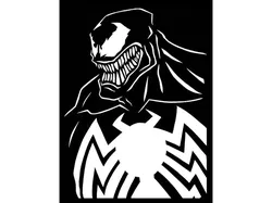 Venom stencil 7
