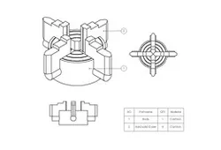 4-jaw chuck