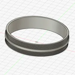 49mm x 0.7  double male Filter thread adapter for cameras