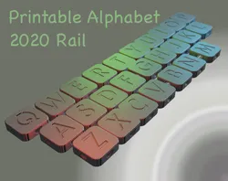 Alphabet Letters For 2020 Profile 90degree off