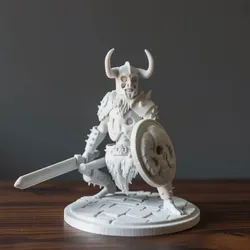 Characters & Creatures STL Download - Skeleton Warriorby Creating Worlds