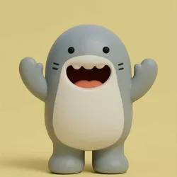 Cheerful Standing Shark