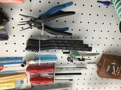 Customizable Holder for Pegboard with Square Holes