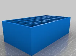 Organizer for screws, screws, nuts